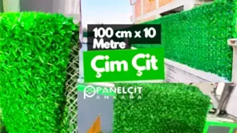 100 cm Yeşil Çim Tel ve Çim Çit Fiyatı Detayları
